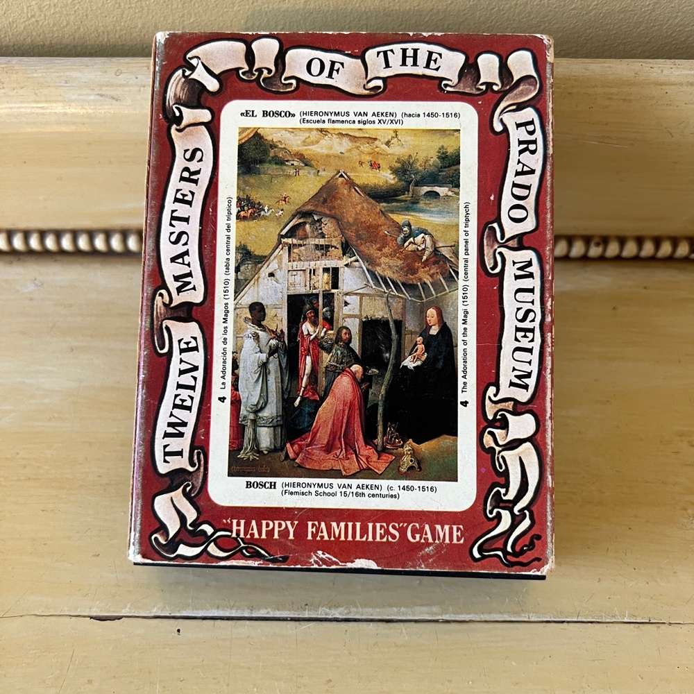 Twelve Masters of the Prado Museum Happy Families Game